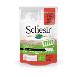 Pâtée chat boeuf bio - Schesir