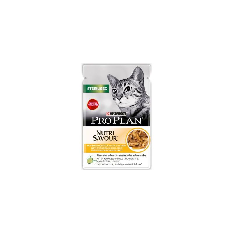 PATEE CHAT STERILISED gelée ADULT POULET - PURINA PROPLAN