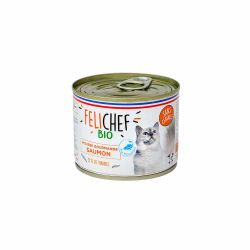 TERRINE BIO CHAT ADULTE MOUSSE SAUMON SANS CEREALE - FELICHEF