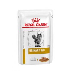 Patée chat VETERINARY CAT URINARY S/O MORCEAUX - Royal Canin