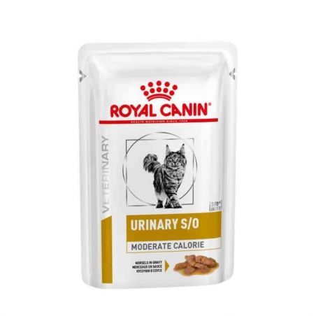 Patée chat VETERINARY CAT URINARY S/O MODERATE CALORIE - Royal Canin