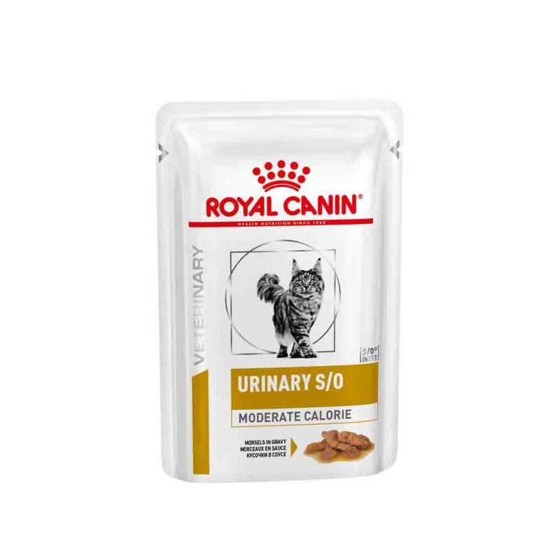 Patée chat VETERINARY CAT URINARY S/O MODERATE CALORIE - Royal Canin