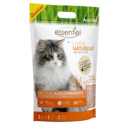 Litière naturelle pêche 6 L - Essentiel