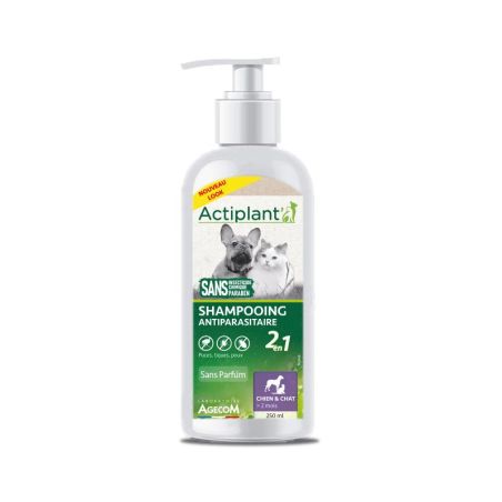 Shampooing 2 en 1 antiparasitaire- Actiplant' - LABORATOIRE AGECOM