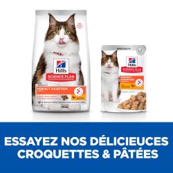 Croquettes chat SCIENCE PLAN ADULT PERFECT DIGESTION