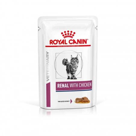 Patée chat VETERINARY CAT POULET EMINCE - Royal Canin