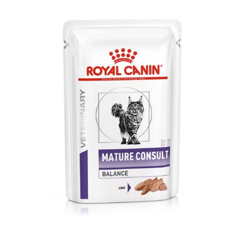 Patée chat VETERINARY CAT MATURE CONSULT BALANCE - Royal Canin