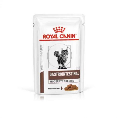 Patée chat VETERINARY CAT GASTROINTESTINAL MODERATE CALORIE - Royal Canin