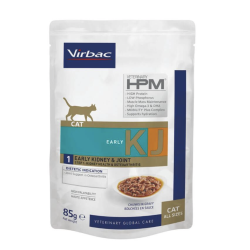 PATEE VIRBAC VETERINARY HPM KJ1 EARLY KIDNEY & JOINT CHAT 12 X 85 G