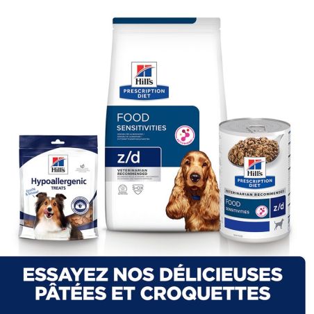 CROQUETTES CHIEN ADULT PRESCRIPTION DIETS Z/D FOOD SENSITIVITIES - HILL'S