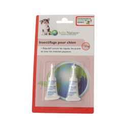 Pipettes Insectifuges Pour Chiots et Petits Chiens de moins de 10 kg - Solunature
