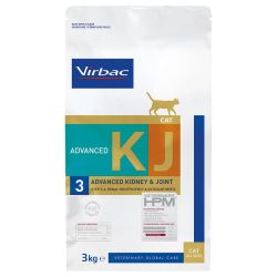 CROQUETTES CHAT - VETERINARY HPM CAT KJ3 ADVANCED KIDNEY JOINT - VIRBAC