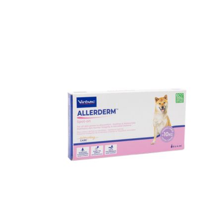 Pipettesprotectrices moyen et grand chien Allerderm - Virbac