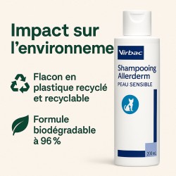 Shampooing Allerderm peau sensible - Virbac