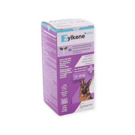 Zylkène Plus 450 mg pour Chiens (15-60 kg) - Vetoquinol