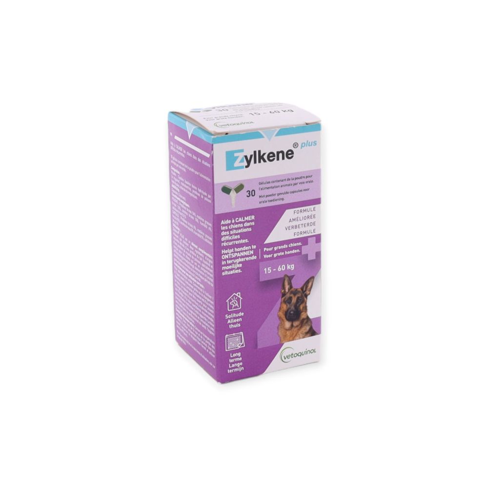 Zylkène Plus 450 mg pour Chiens (15-60 kg) - Vetoquinol