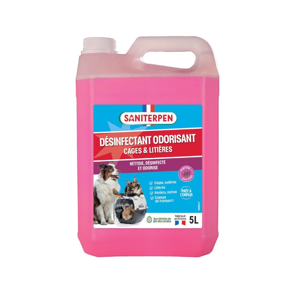 Saniterpen Désinfectant / Odeur Cages & Litière