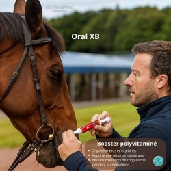 Vitalité & développement musculaire : Vitamine E-Sélénium-Lysine	+ Oral XB - Horse Master