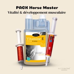 Vitalité & développement musculaire : Vitamine E-Sélénium-Lysine	+ Oral XB - Horse Master