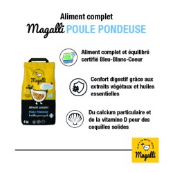 Magalli Grain Muesli Poule Pondeuses Bleu Blanc Coeur