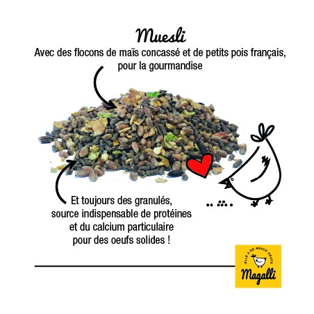 Magalli Aliment Complet Poule Pondeuses muesli france