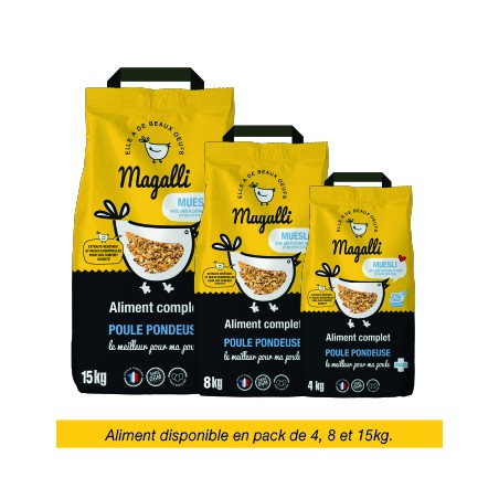 Magalli Aliment Complet Poule Pondeuses Bleu Blanc Coeur