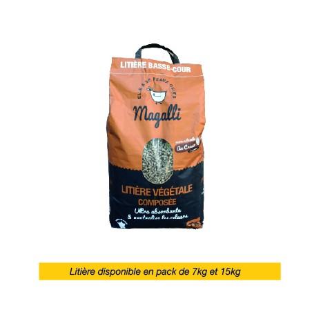 Magalli Litière Végétale Composée Cacao - Hygiène Naturelle