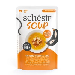 Soupe Thon/carottes/citrouille - Schesir Chat