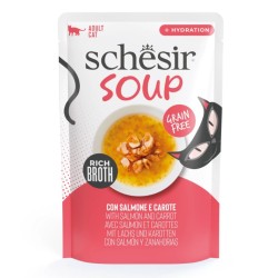 Soupe Saumon/carottes Schesir Chat