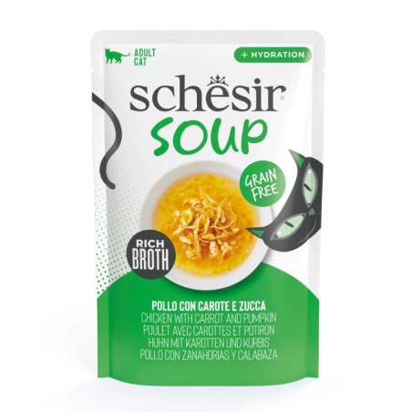Soupe Poulet/citrouille Schesir Chat