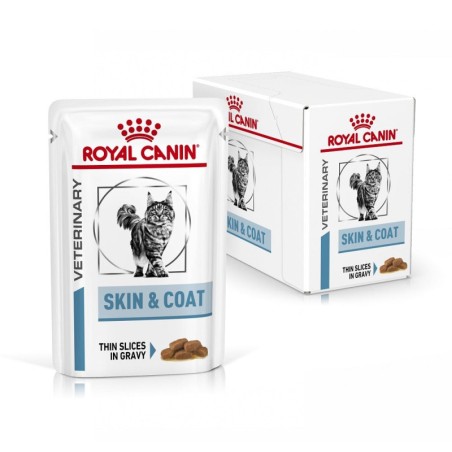Pâtée chat VETERINARY CAT SKIN COAT - Royal Canin