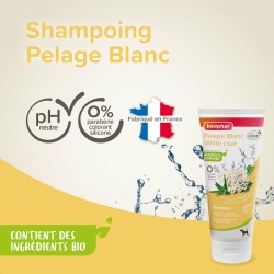 Beaphar Shampoing Pelage blanc