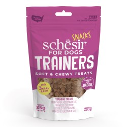 Schesir Chien Friandises Snack Éducation Bacon