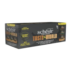 Schesir - Pack Variété Taste the World Chien pâtée