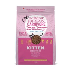 Croquettes chaton Baby Poulet Et Œuf - Schesir Born Carnivore