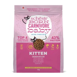 Croquettes chaton Baby Poulet Et Œuf - Schesir Born Carnivore