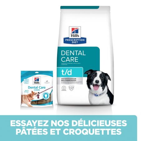 CROQUETTES CHIEN ADULT PRESCRIPTION DIETS T/D DENTAL - HILL'S