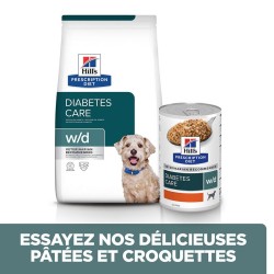 Hill’s Prescription Diet W/D Chien – Pâtée Poulet Poids & Diabète