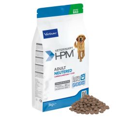 CROQUETTES CHIEN VETERINARY HPM DOG ADULT NEUTERED LARGE & MEDIUM - VIRBAC
