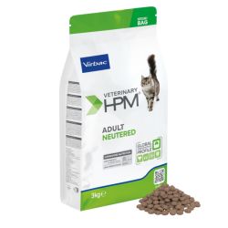 CROQUETTES CHAT VETERINARY HPM CAT ADULT NEUTERED - VIRBAC