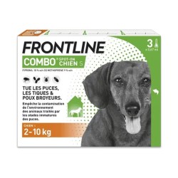 Frontline Combo Chien - 3 plaquettes