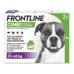 Frontline Combo Chien - 3 plaquettes