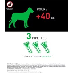 Frontline Combo Chien - 3 plaquettes