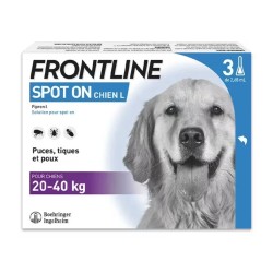 Frontline Chien Spot on - 3 plaquettes