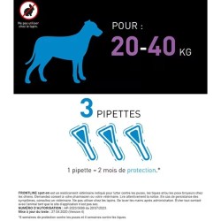 Frontline Chien Spot on - 3 plaquettes