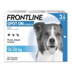 Frontline Chien Spot on - 3 plaquettes