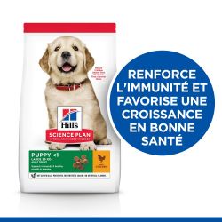 CROQUETTES CHIEN SCIENCE PLAN PUPPY LARGE POULET - HILL'S