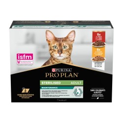 Pâtée - Chat Stérilisé Boeuf & Poulet Multi - Proplan