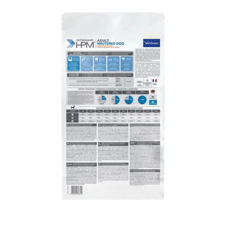 CROQUETTES CHIEN VETERINARY HPM DOG ADULT NEUTERED SMALL & TOYS - VIRBAC
