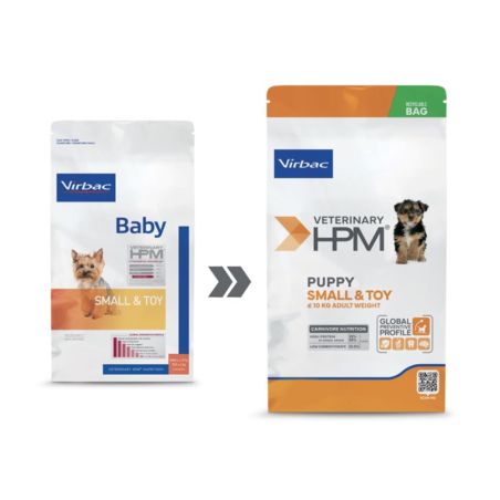 Croquettes Chien Veterinary Hpm Dog Puppy Small & Toy - Virbac
